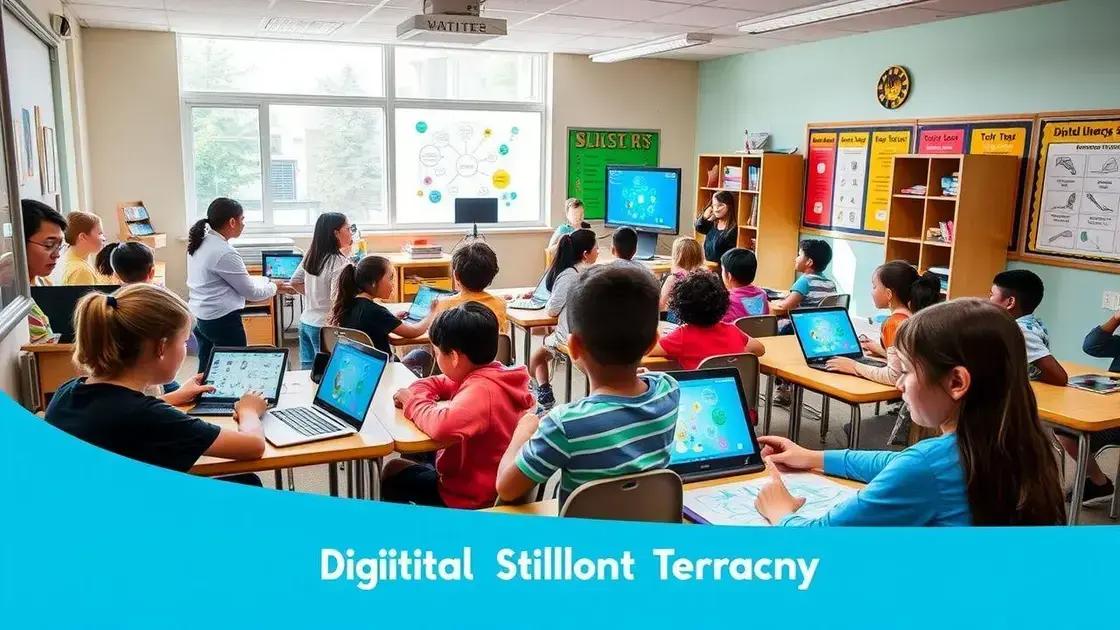 Key components of a digital literacy curriculum