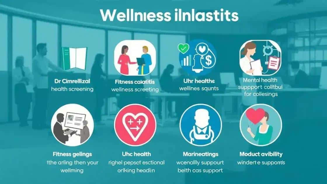 Types of wellness incentives used by companies