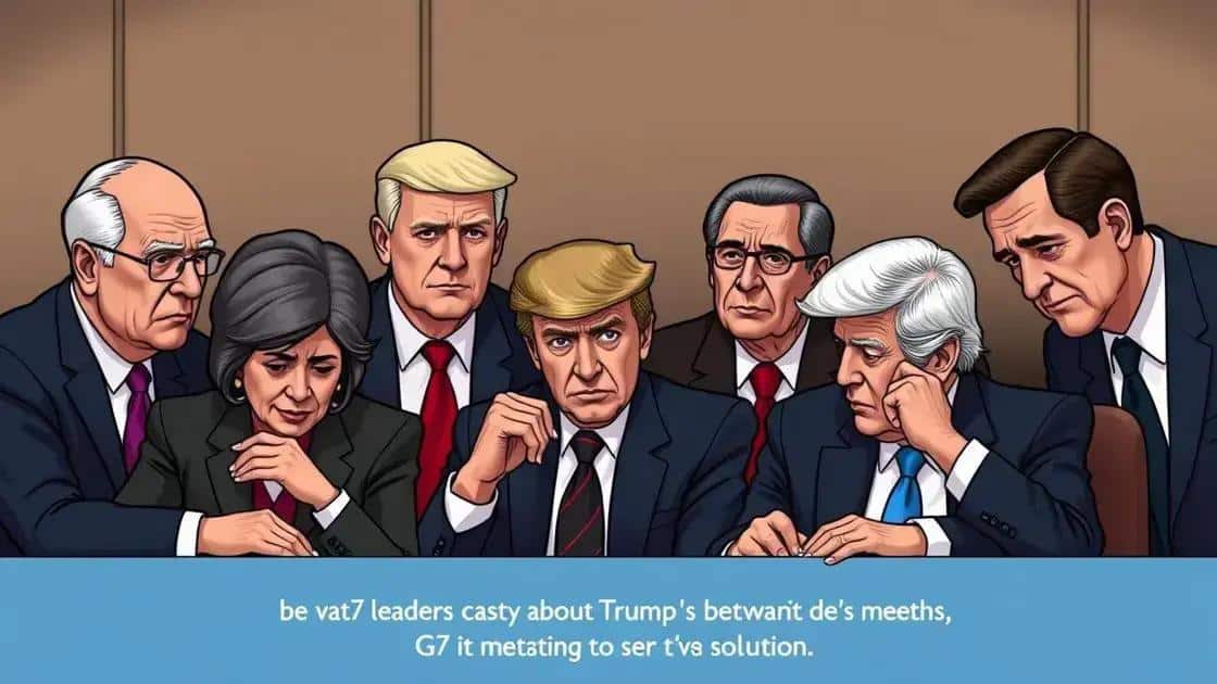 reactions from other G7 leaders