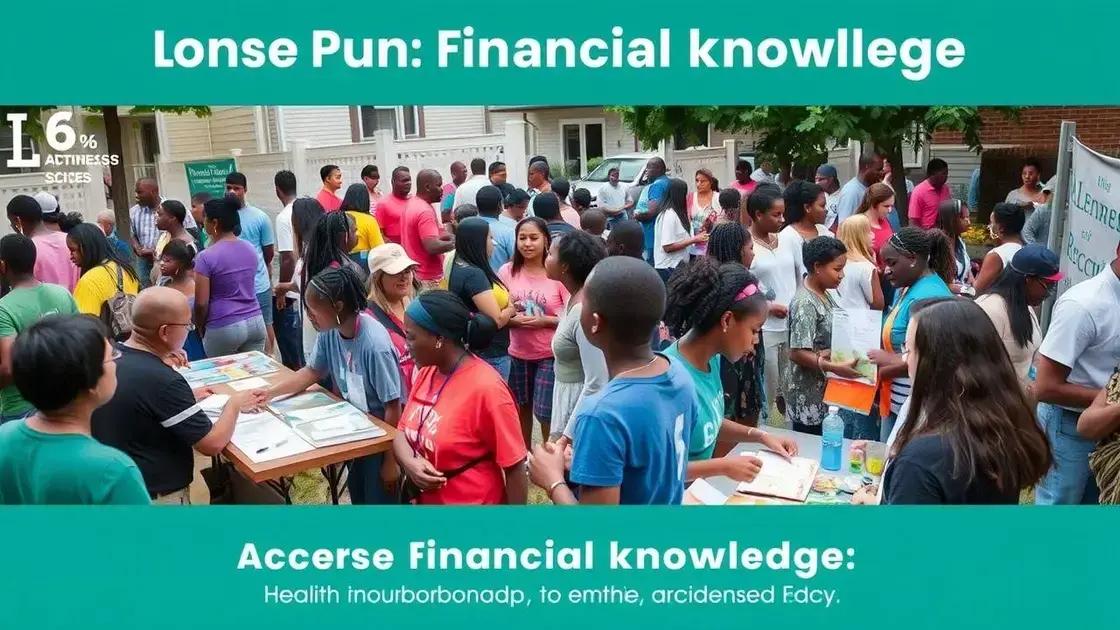 Community involvement in promoting literacy