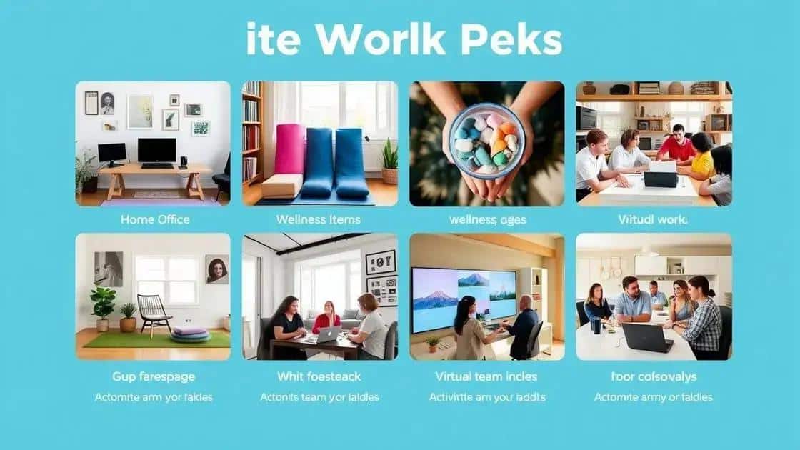 Creative ideas for remote work perks