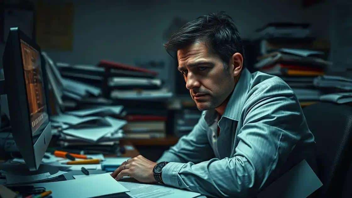 Signs and symptoms of burnout