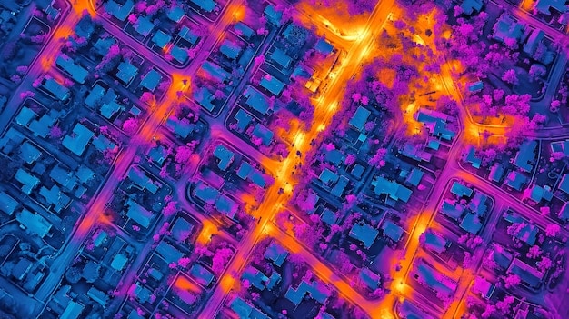 A heatmap visualization of scooter usage across a major US city, showcasing areas with high demand and popular routes, offering insights into spatial usage patterns.