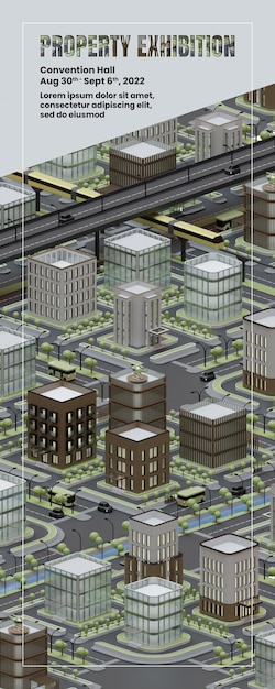 A detailed street-level illustration of a transit-oriented development, showing a mix of buildings including apartments, shops, and offices. Pedestrians are walking on wide sidewalks, and cyclists are using dedicated bike lanes. A modern light rail vehicle is visible in the background.