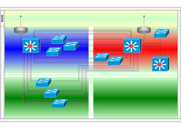 A detailed graphic illustrating a smart grid system, showcasing its various components such as sensors, communication networks, control centers, and renewable energy sources like solar panels and wind turbines.