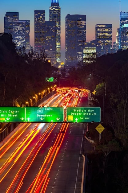 A digital dashboard displaying real-time data from a smart city network, including traffic flow, energy consumption, air quality metrics, and public safety alerts.