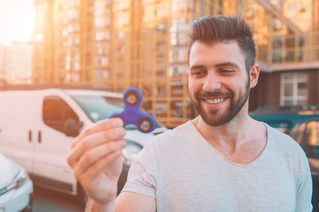 A person smiling while holding the keys to a new electric car, with a city skyline in the background. This image emphasizes the joy and freedom of driving an EV.