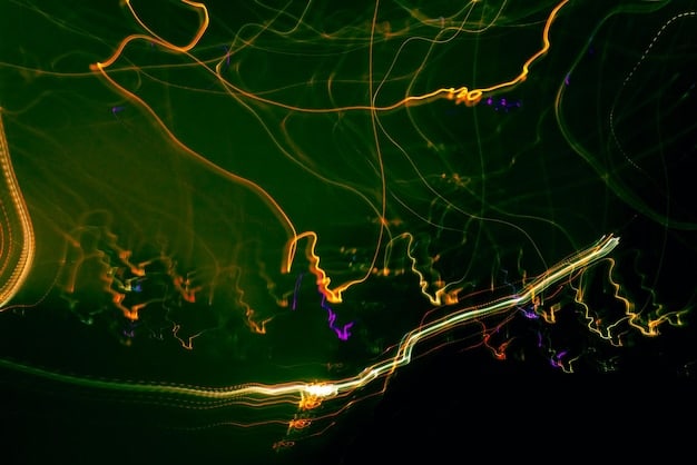 A data visualization dashboard showing real-time energy grid data, with AI algorithms analyzing patterns and predicting potential issues, represented by graphical overlays and data streams.