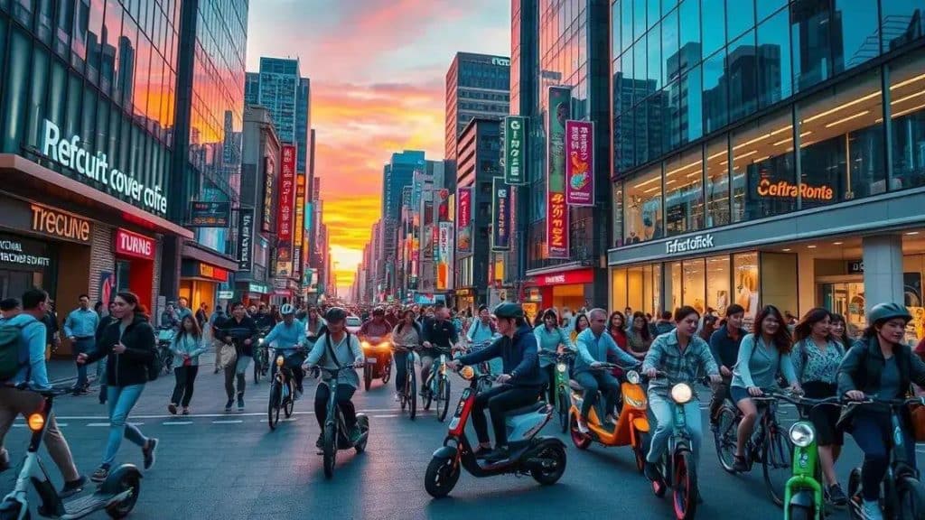 Rise of micro-mobility services in urban centers