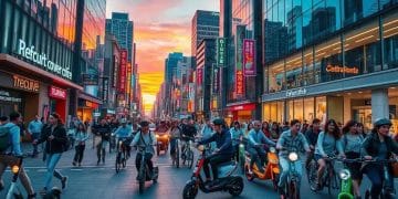 Rise of micro-mobility services in urban centers