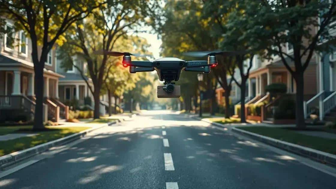 Benefits of drones in last-mile logistics