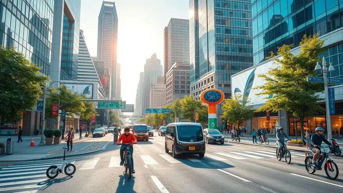 Future predictions for urban travel