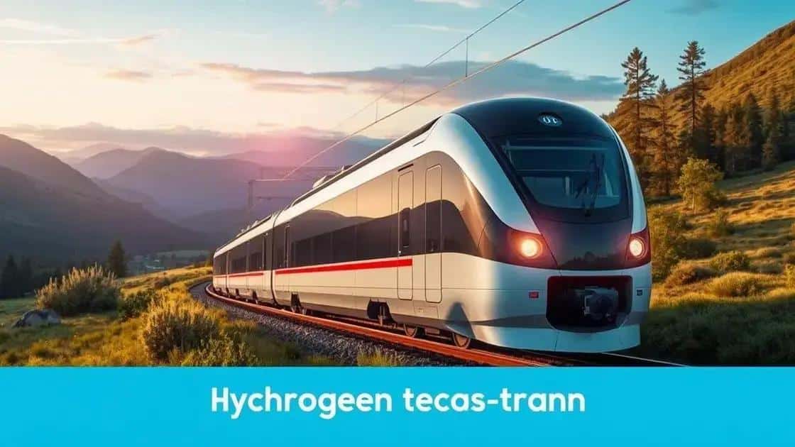 Impact of hydrogen trains on the environment