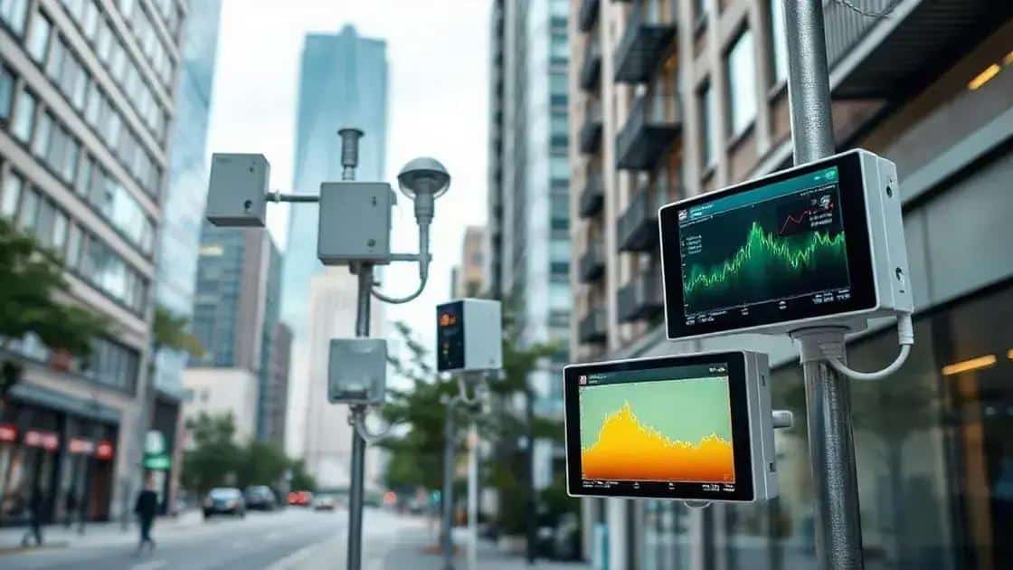 Advantages of sensor networks in urban settings