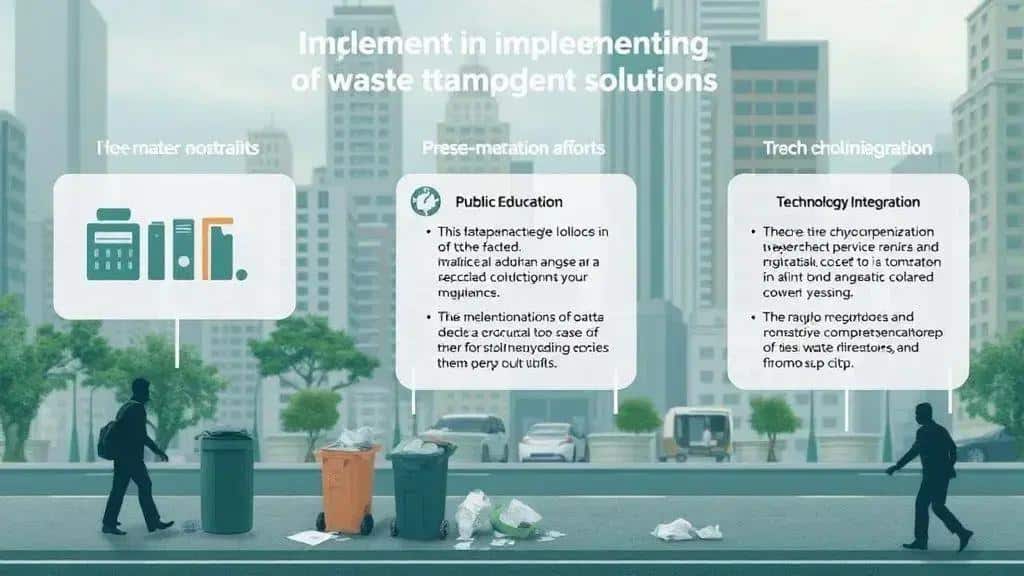 Challenges in implementing waste management solutions