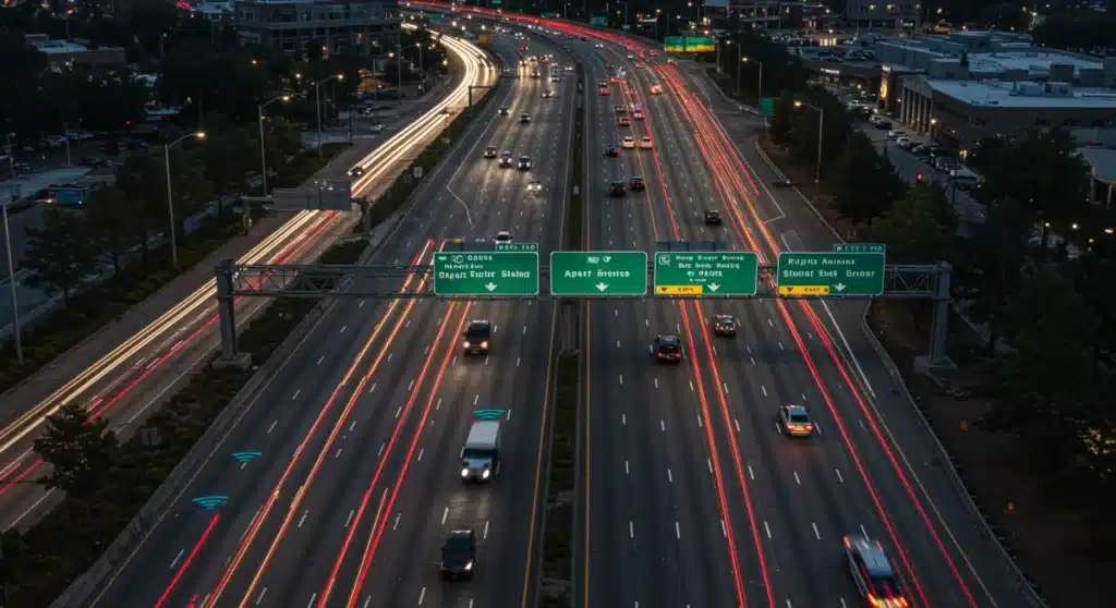US Smart Highways: 12% Traffic Flow Improvement by 2026